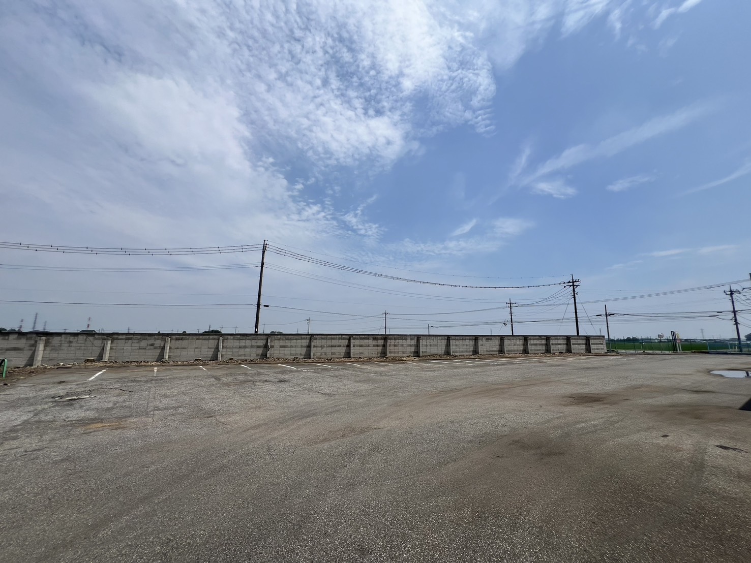 群馬県の工場の伐採作業、施工後動画